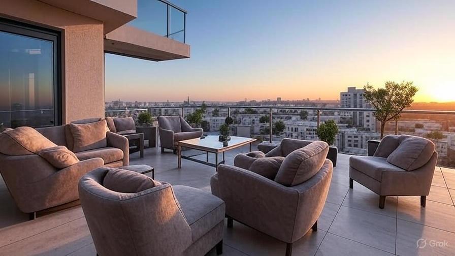 פנטהאוז 5 חדרים יוקרתי במרכז פתח תקווה