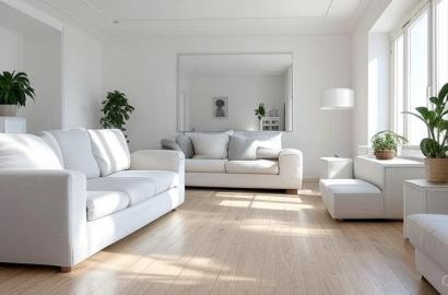 איך לעצב דירת מגורים קטנה כך שתיראה גדולה יותר