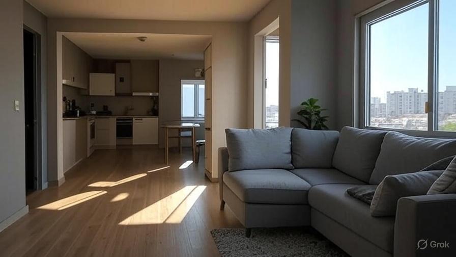 דירת 2 חדרים קומפקטית במרכז העיר